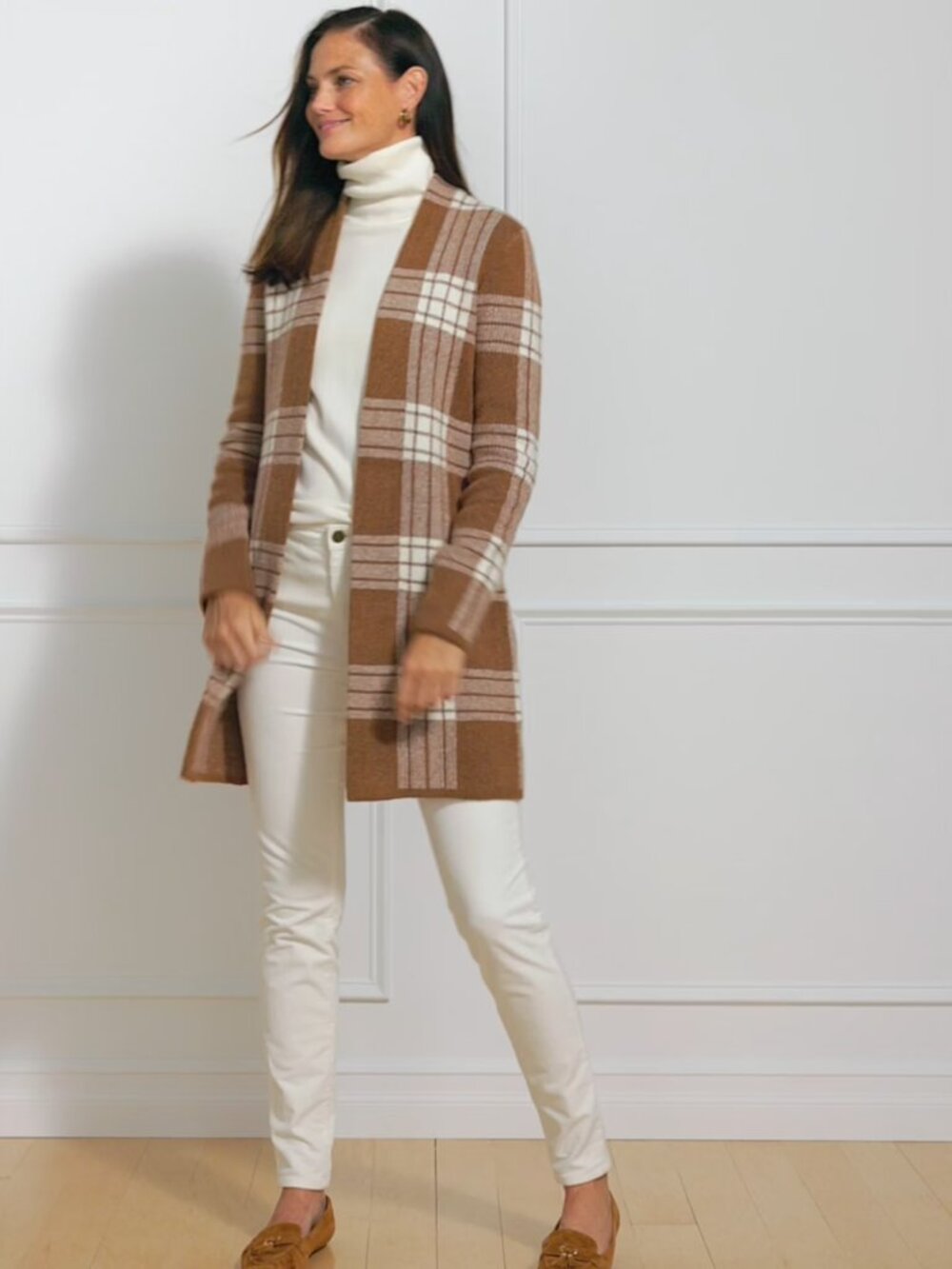 PUMPKIN SPICE LATTE :) Cardigan Sweater Duster TALBOTS M